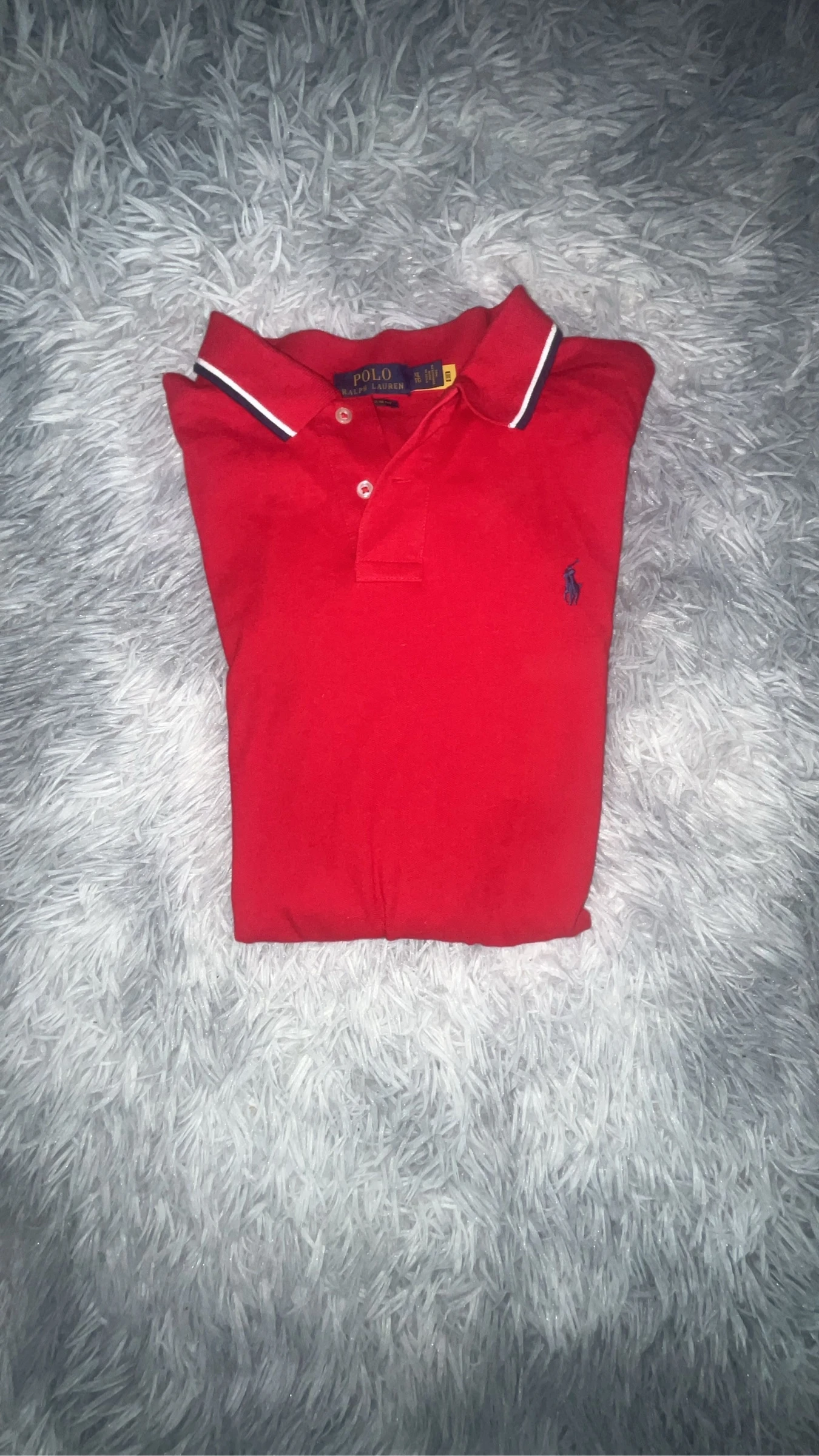 Polo Ralph Lauren Custom Slim Fit Rouge - Taille XL